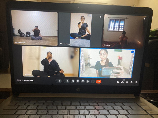 Yoga asana training